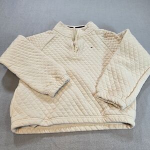 Tommy Hilfiger Cream Quilted Jacket